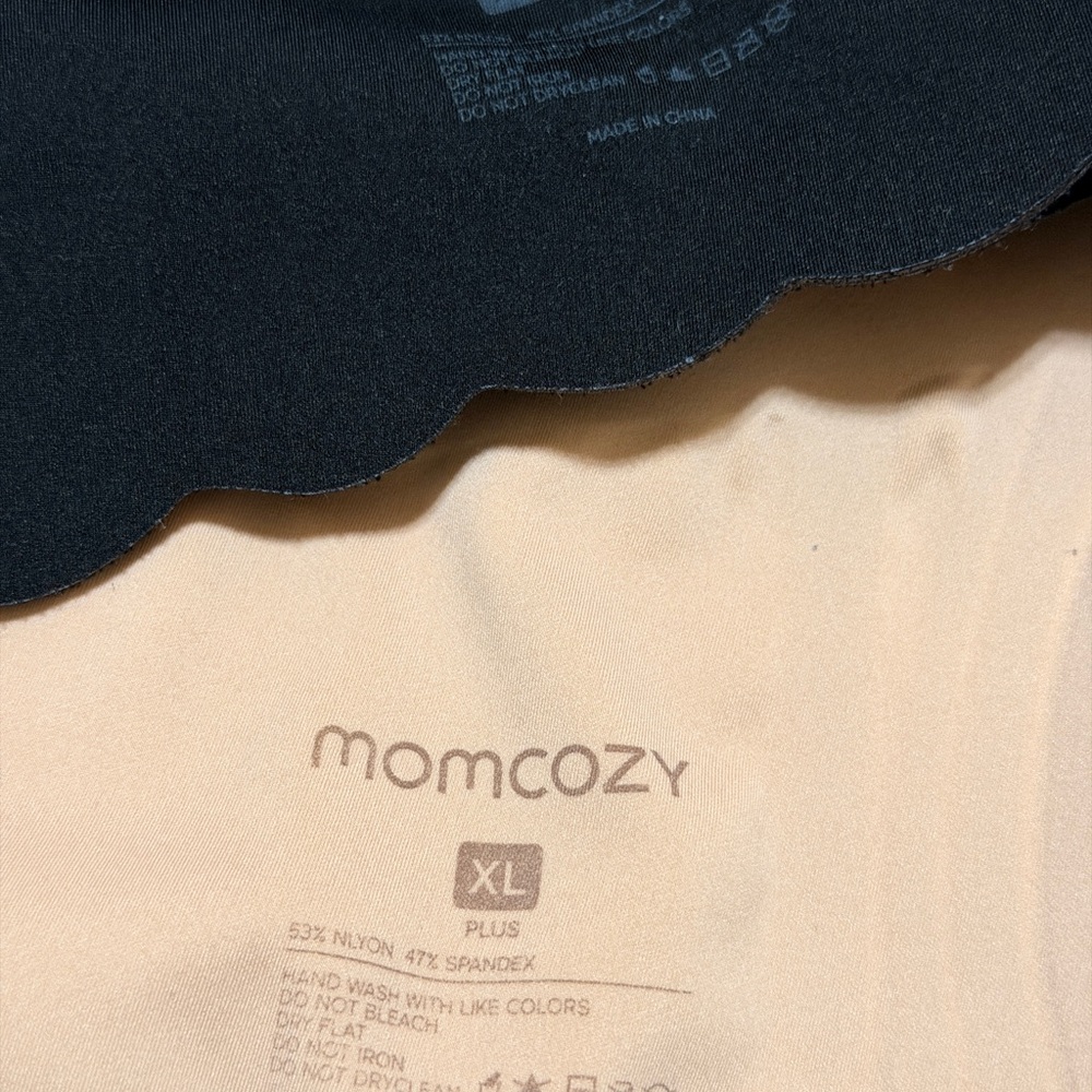 momCOZY Seamless Comfort Bra - Black & Nude